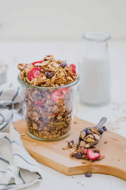 Strawberry Chocolate Chip Cookie Granola