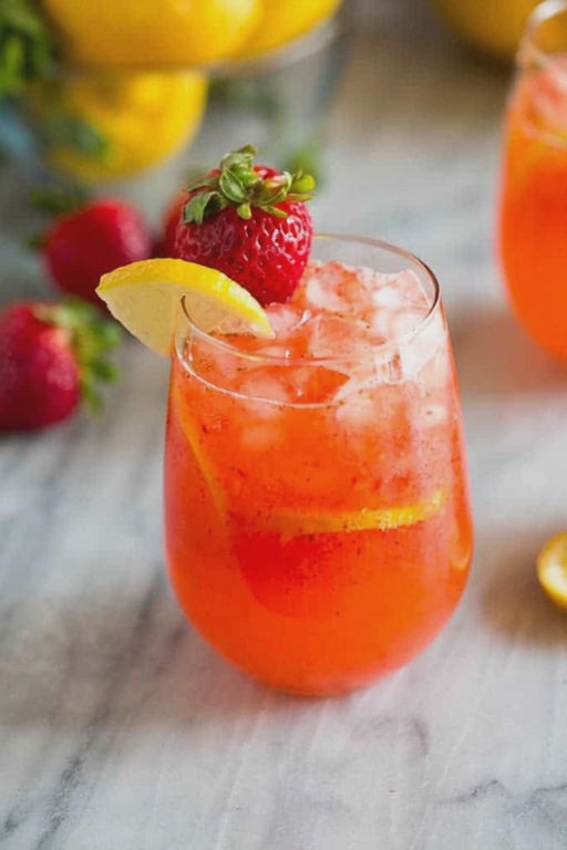 Tequila’d Strawberry Mango Lemonade